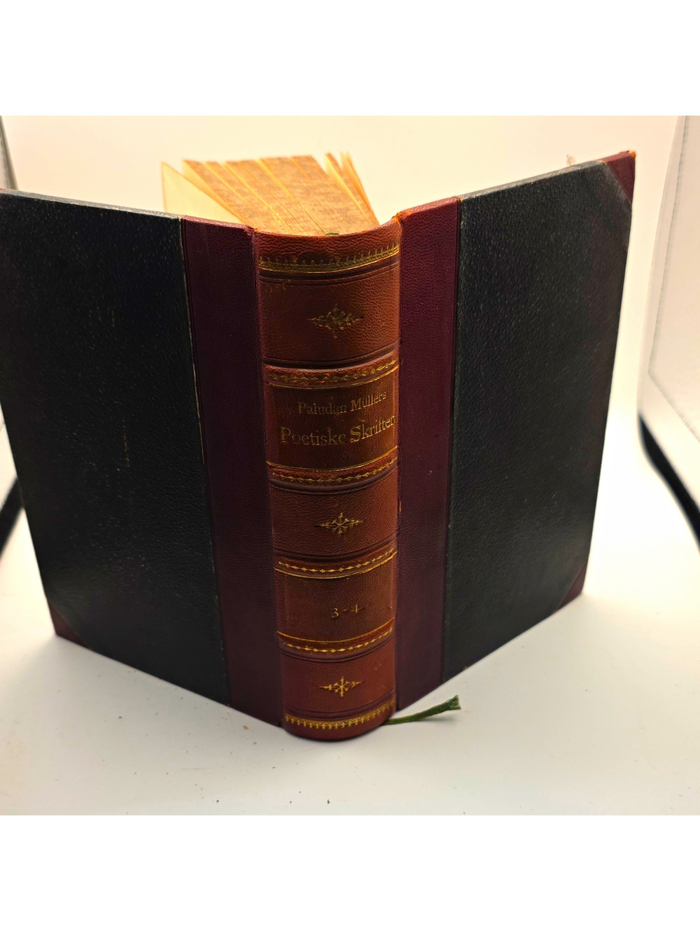 Frederik Paludan-Müller Poetiske Skrifter HC Leather 3rd Ed Reitzel 1879